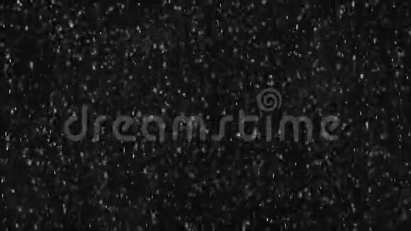 降雪圣诞前夜白色雪花视频的预览图