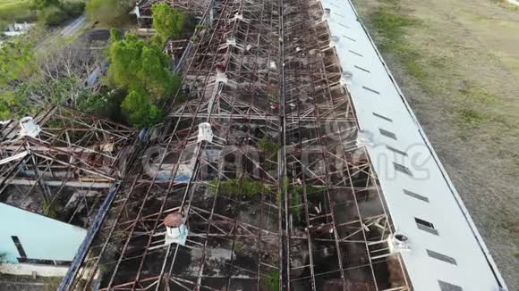 旧厂房废墟背景是格林尼视频的预览图