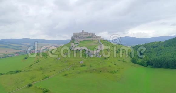山上的石堡斯皮斯城堡斯洛伐克K48视频的预览图