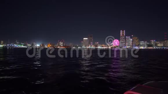 横滨Minatomirai的夜景视频的预览图