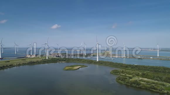 克拉姆鲁伊森湖来自荷兰泽兰三角洲的Drone摄影疗法视频的预览图