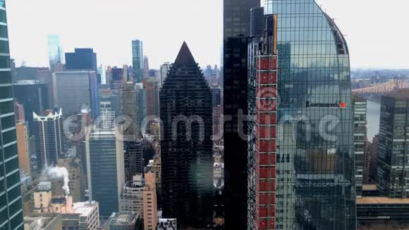曼哈顿中城的纽约高楼视频的预览图