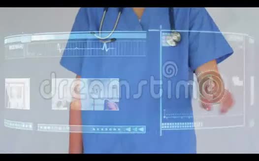 医生滚动互动视频菜单视频的预览图