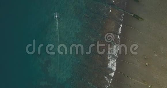印度洋班卡船的鸟瞰图视频的预览图