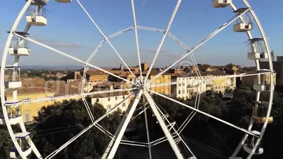 意大利托斯卡纳锡耶纳市全景轮视频的预览图
