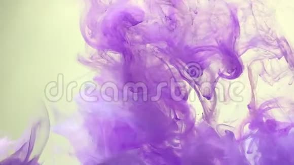 紫烟抽象的紫丁香背景时尚的背景视频的预览图