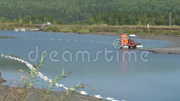 火电灰渣场废水湖景观环境污染问题视频的预览图