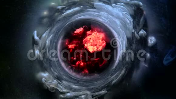 墨汁漩涡科幻宇宙门户红火视频的预览图