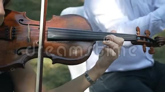 合上拉小提琴音乐会婚礼视频的预览图