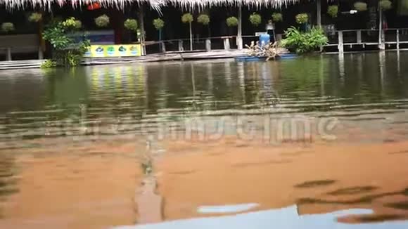 PhaiLingPhraNakhonSiAyutthaya泰国2019年2月8日沿河市场旅游编辑视频视频的预览图