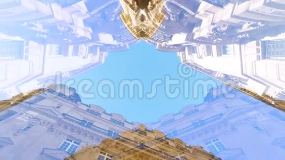 巴黎建筑的复合起始镜头视频的预览图