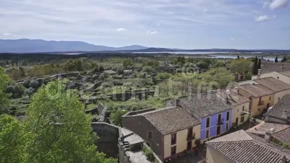 西班牙埃斯特雷马杜拉的格拉纳迪拉中世纪古镇视频的预览图