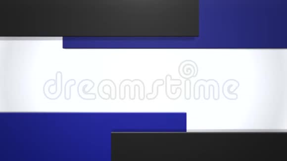 运动深蓝色方块抽象背景视频的预览图
