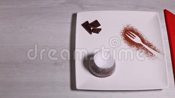 巧克力甜点视频的预览图