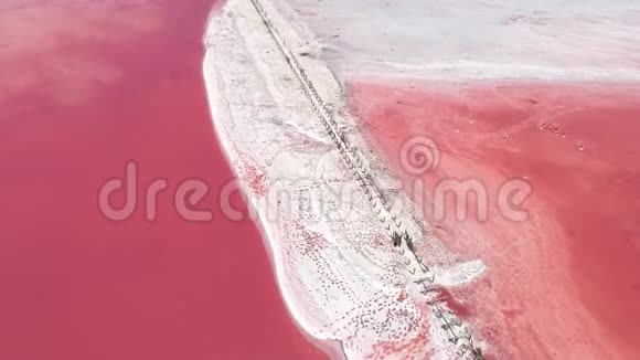 水污染红色中毒湖白色有毒视频的预览图