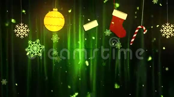圣诞布饰1循环背景视频的预览图