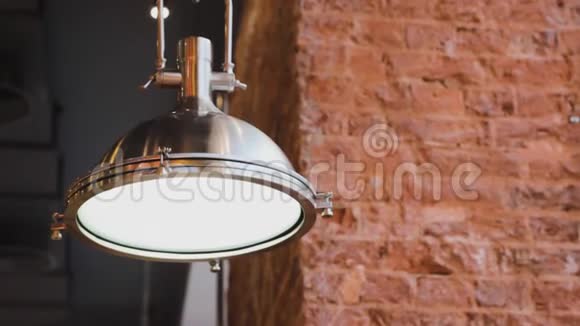 灯砖墙灯笼餐厅设计室内视频的预览图