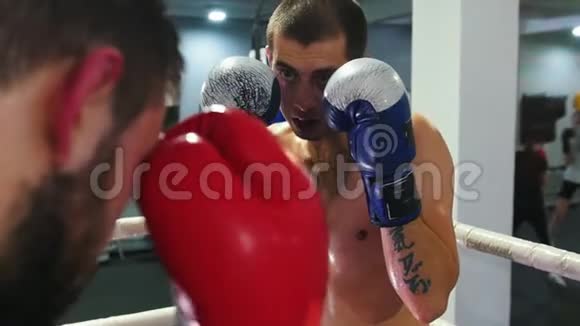 拳击训练两个人打架视频的预览图