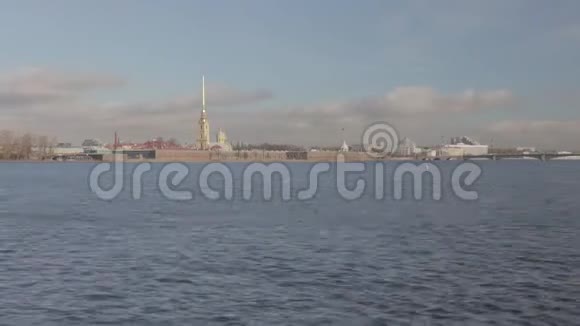 时间流逝电影涅瓦河圣彼得堡视频的预览图