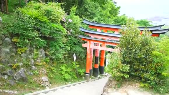 日本京都的城市景观视频的预览图