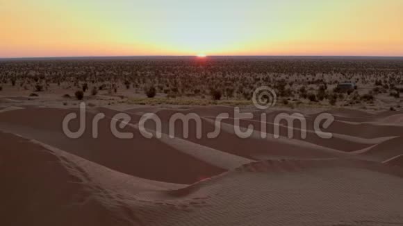 撒哈拉沙漠的日出视频的预览图