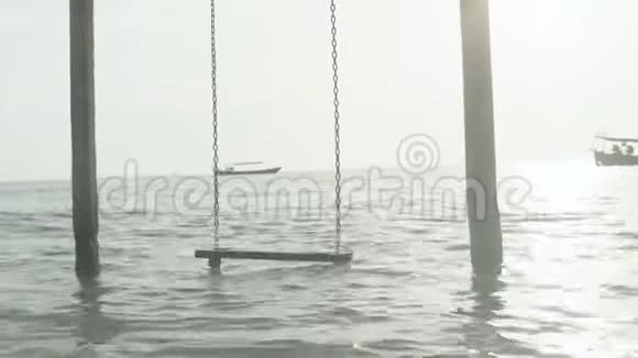 空荡在海中西哈努克城柬埔寨亚洲视频的预览图