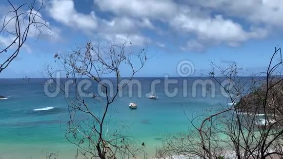 巴西最美丽的桑丘海滩录像视频的预览图