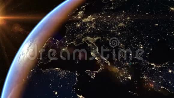 欧洲和非洲晚上视频的预览图