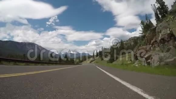 弯曲的道路与贝特山视频的预览图