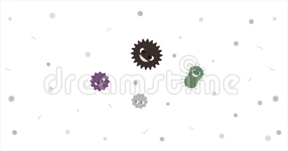 病毒动画视频的预览图
