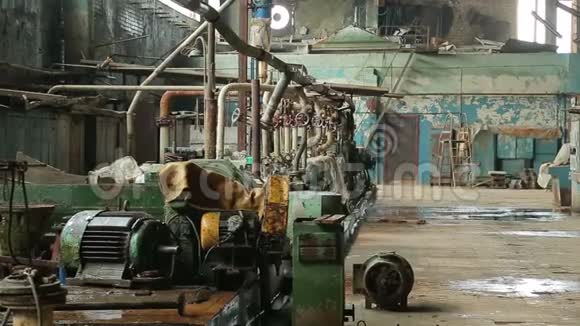 废弃的商店旧工厂视频的预览图
