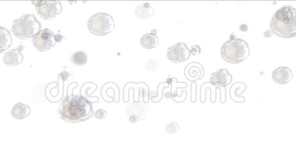 溅泡泡水下滴苏打水煮沸气体液体水饮料视频的预览图