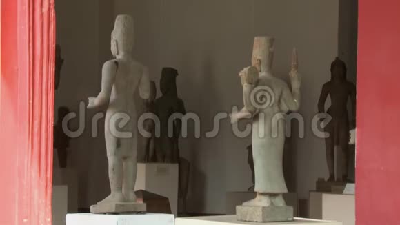 各种石像柬埔寨国家博物馆视频的预览图