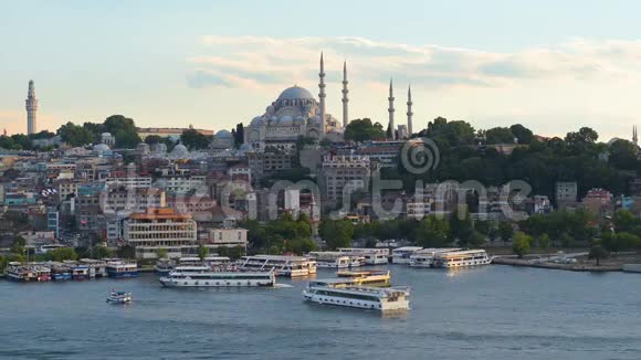 伊斯坦布尔的Suleymaneiye清真寺视频的预览图