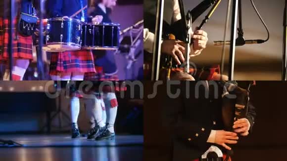 4比1苏格兰管弦乐队演奏风笛和鼓视频的预览图