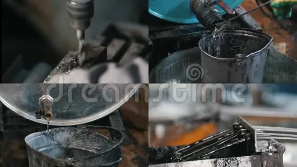 41工业加工钻床排液视频的预览图