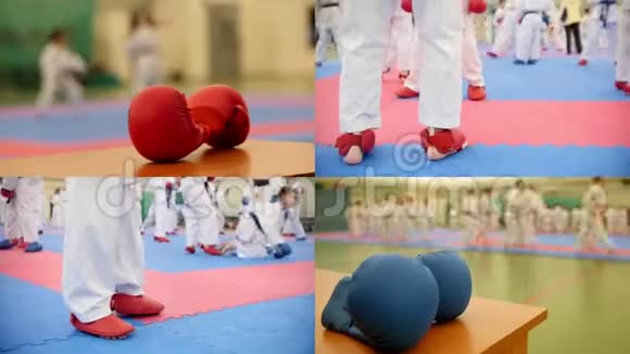 四合一儿童拳击训练跑步拳技术视频的预览图