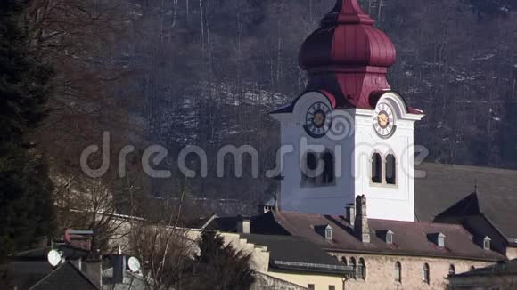 诺伯格教堂冬季萨尔茨堡奥地利视频的预览图