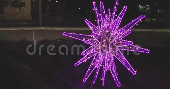 新年街道装饰视频的预览图