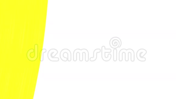 滚筒油漆黄色对过渡有用可循环阿尔法频道高清1080视频的预览图