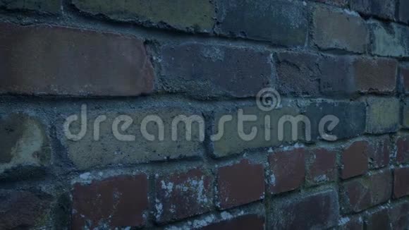 晚上路过外面的砖墙视频的预览图