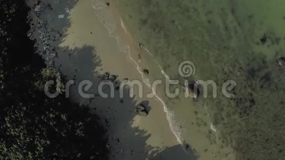 PhuQuoc岛森林和沙滩4K无人机射击视频的预览图