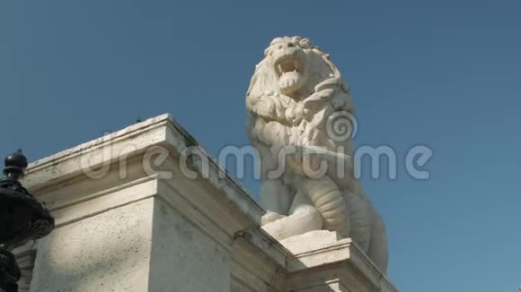 狮子古建筑雕像视频的预览图