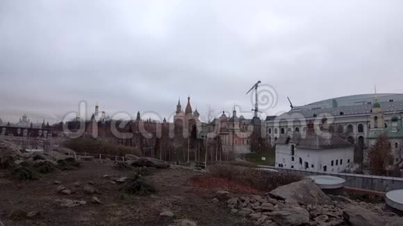 莫斯科市中心的Charivye公园全景视频的预览图