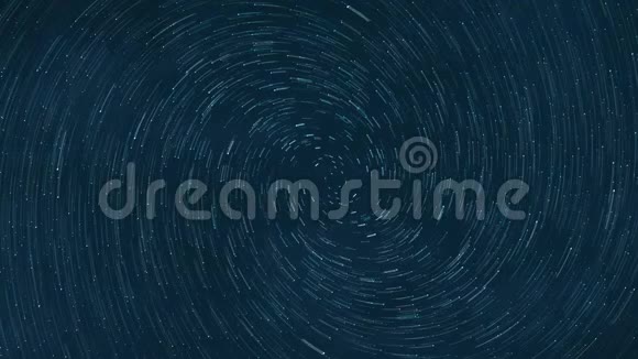 时间流逝闪亮的蓝白星迹背景插图视频的预览图