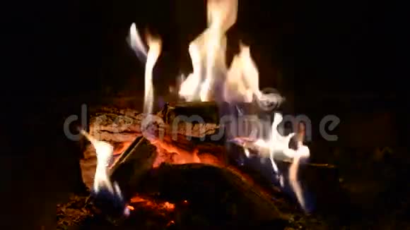 向壁炉开火视频的预览图