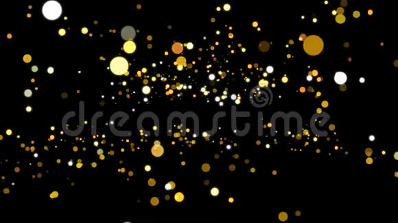 阿尔法频道祝贺圣诞视频卡装饰金色标题纸屑艺术介绍入门模板Ch视频的预览图