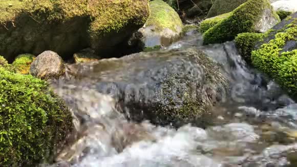 尼泊尔赫拉姆布小河的落水镜头视频的预览图