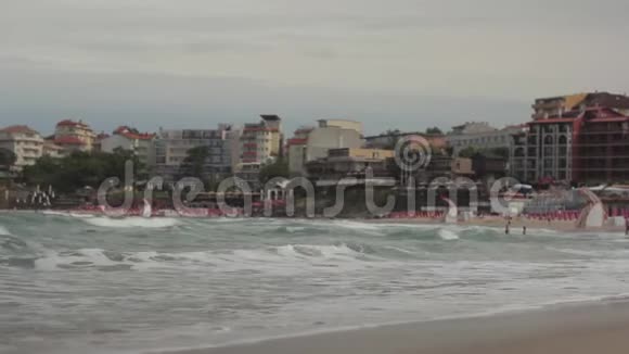 索佐波尔保加利亚海边的城市度假胜地视频的预览图