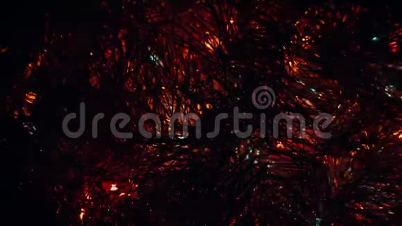 圣诞礼物和五颜六色的灯视频的预览图